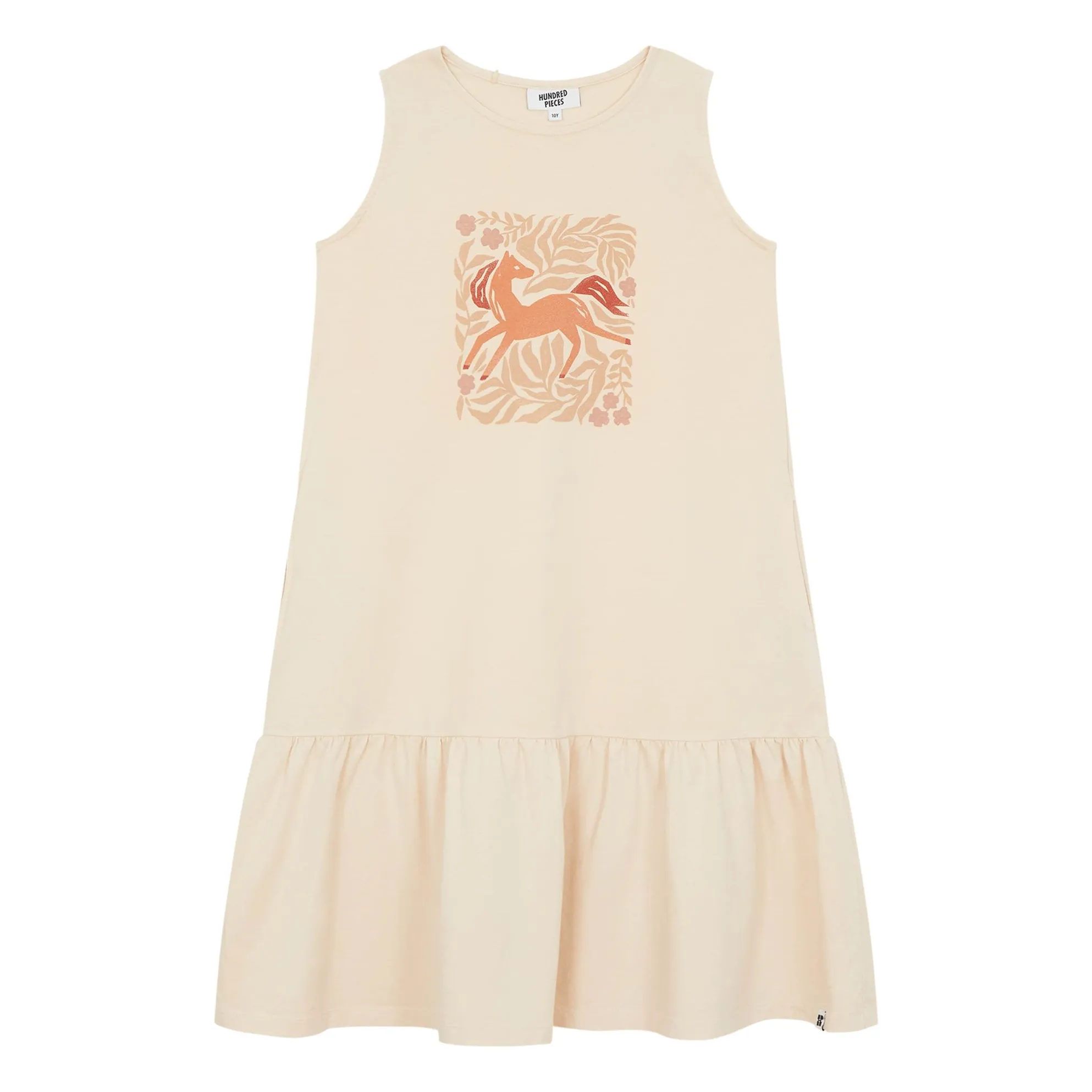 Robe Sans Manches Lyra Coton Bio | Crème- Image produit n°0