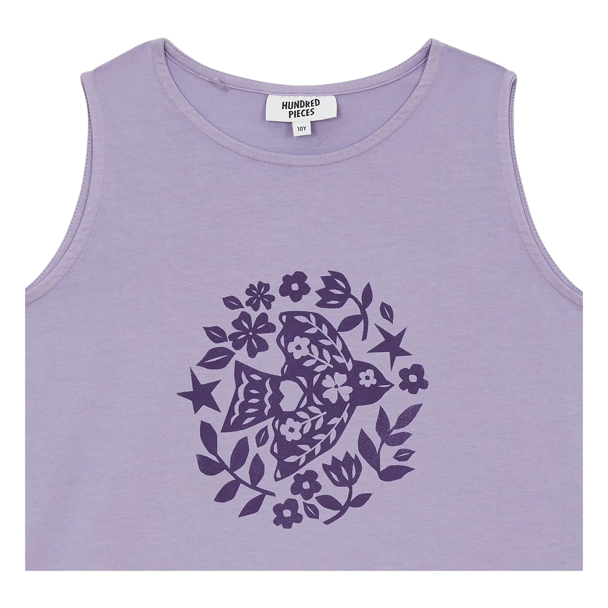 Robe Sans Manches Lyra Coton Bio | Lavande- Image produit n°4