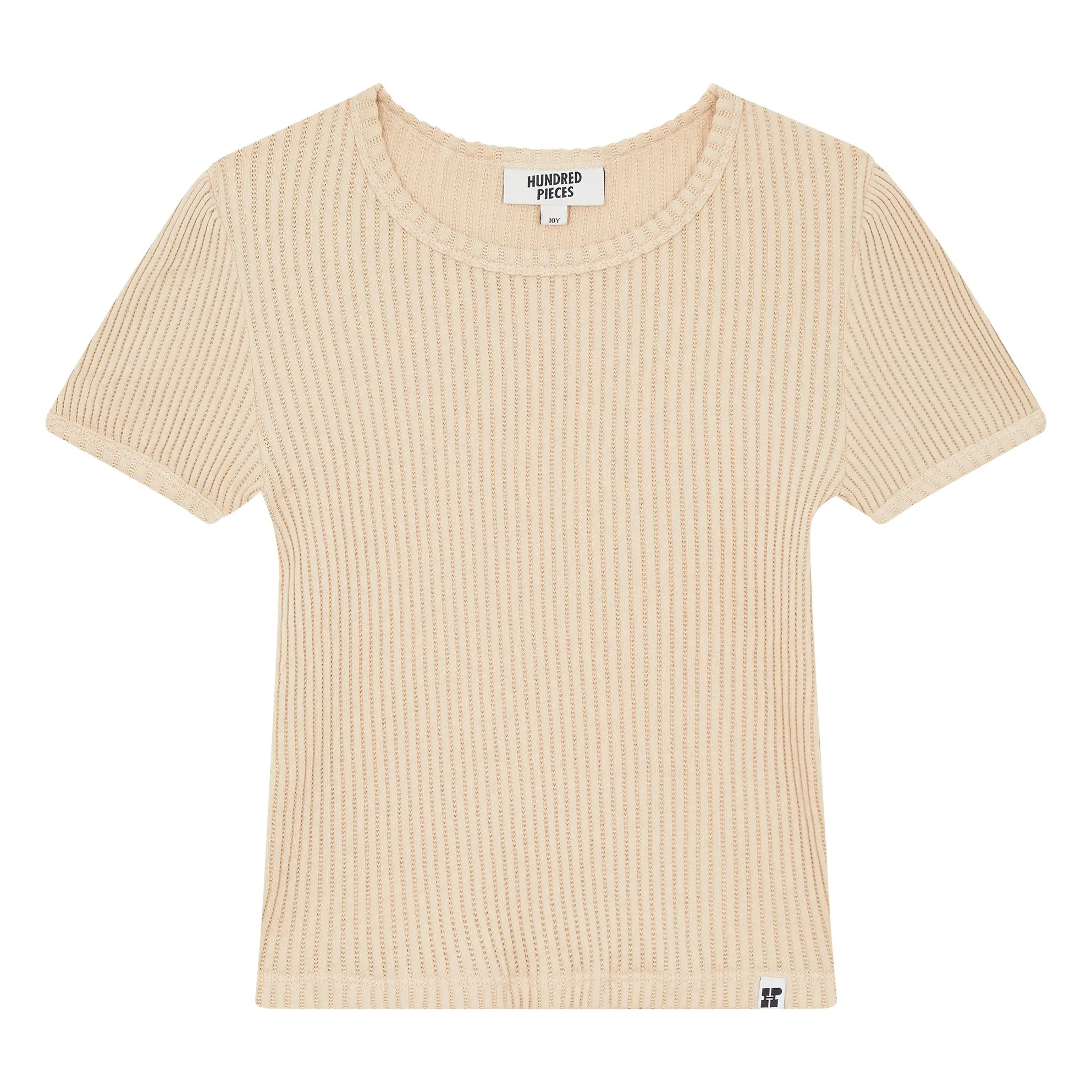 Hundred Pieces Cream Nova Organic Cotton T-Shirt