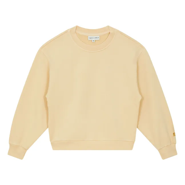 Sweat Maia Coton Bio | Jaune pâle
