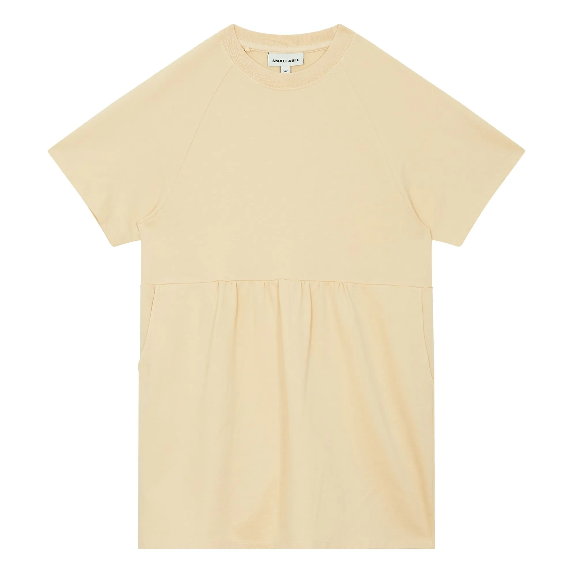 Smallable Kid Pale Yellow Sweat Dress Mina Organic Cotton