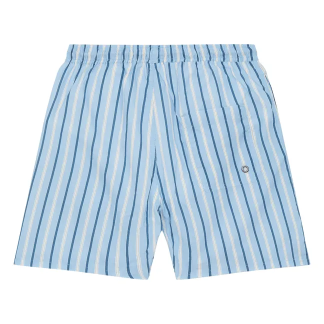 Short de Bain Freeboy Rayé | Bleu
