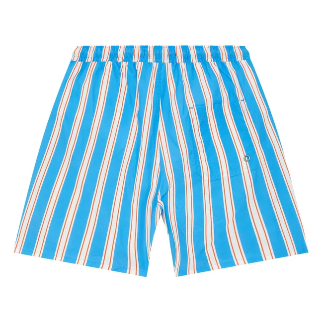 Archie Striped Swim Shorts | Electric blue