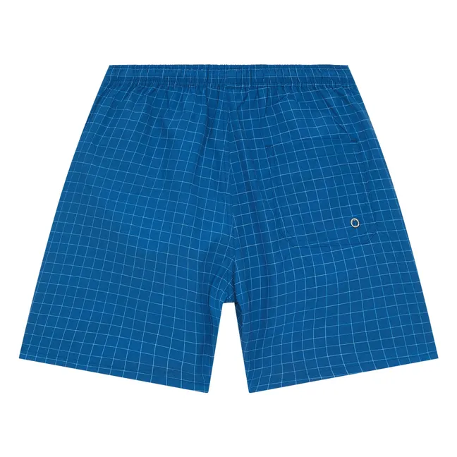 Archie Carreaux Swim Shorts | Blue