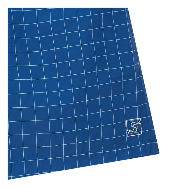 Short de Bain Dante Carreaux | Bleu