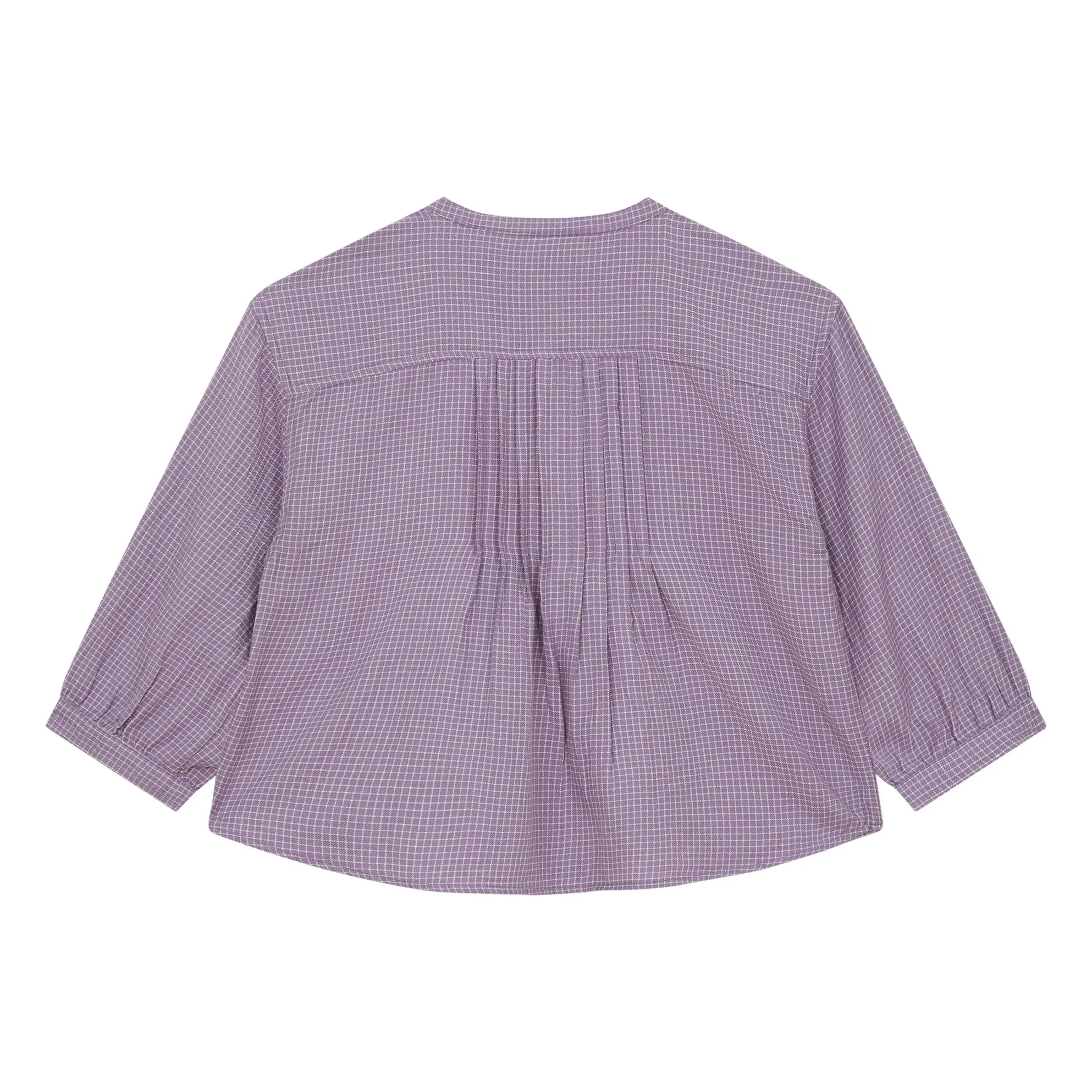 Blouse Maxine Carreaux | Lavande- Image produit n°3
