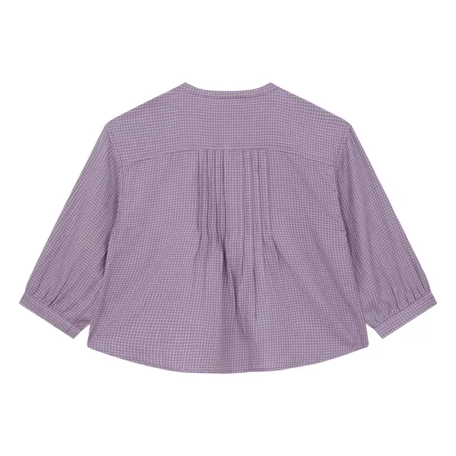 Maxine Carreaux blouse | Lavender