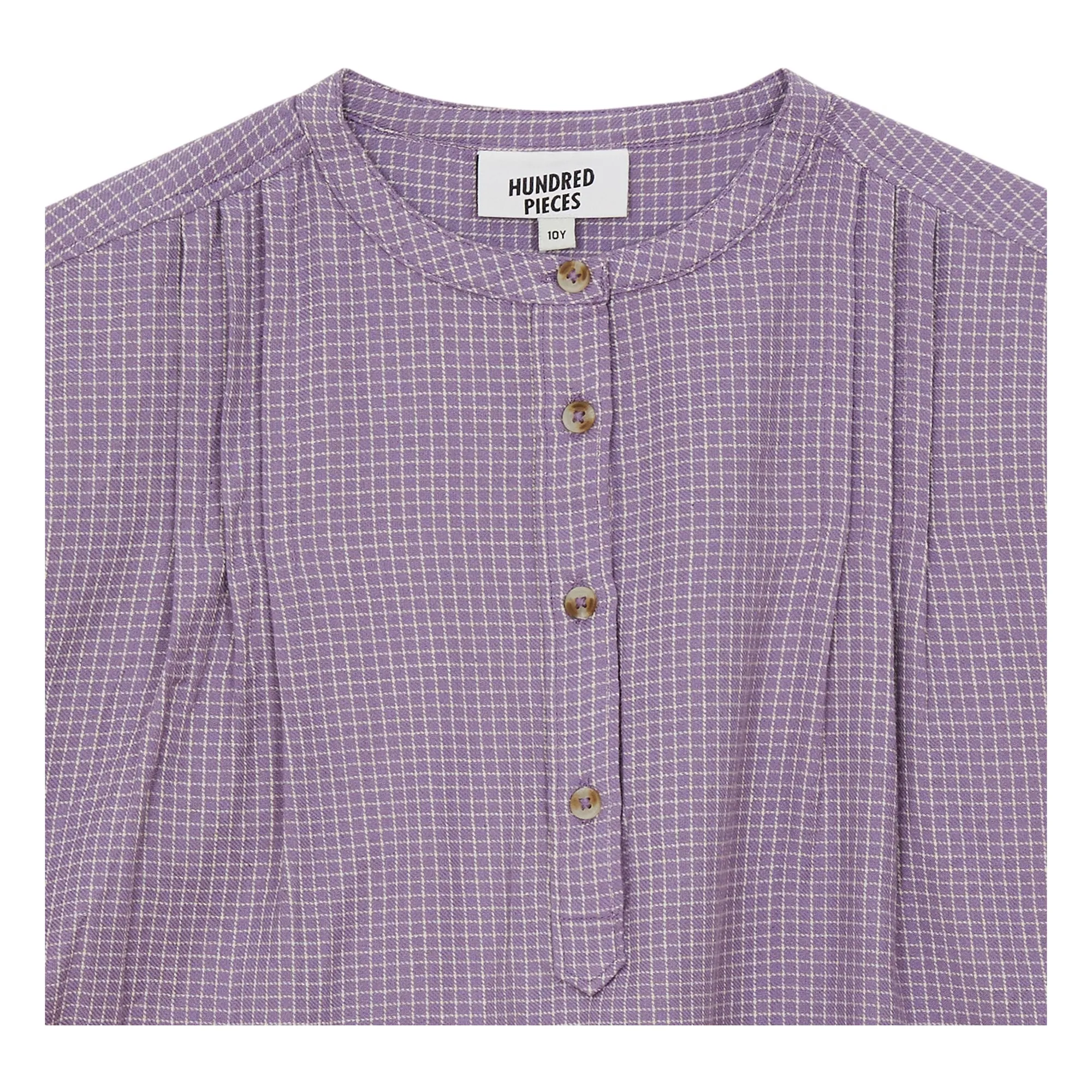 Blouse Maxine Carreaux | Lavande- Image produit n°4