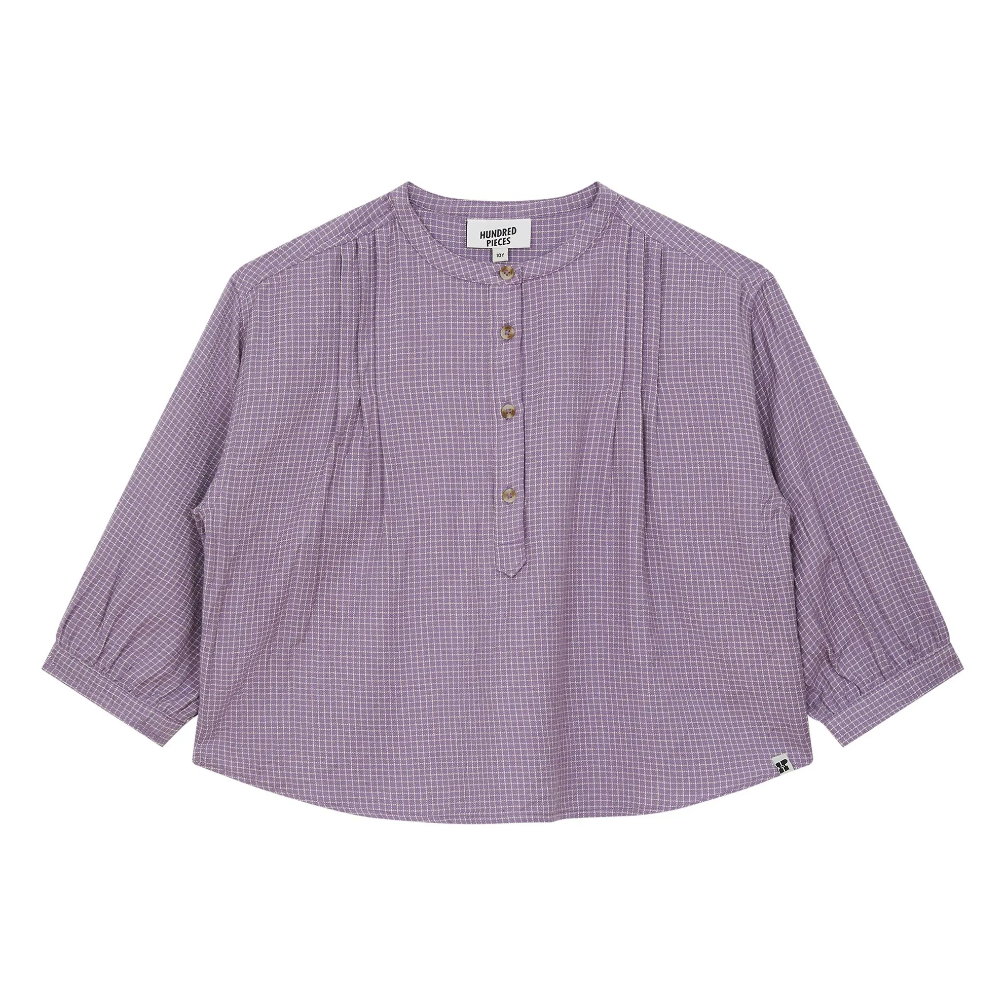 Blouse Maxine Carreaux | Lavande- Image produit n°0