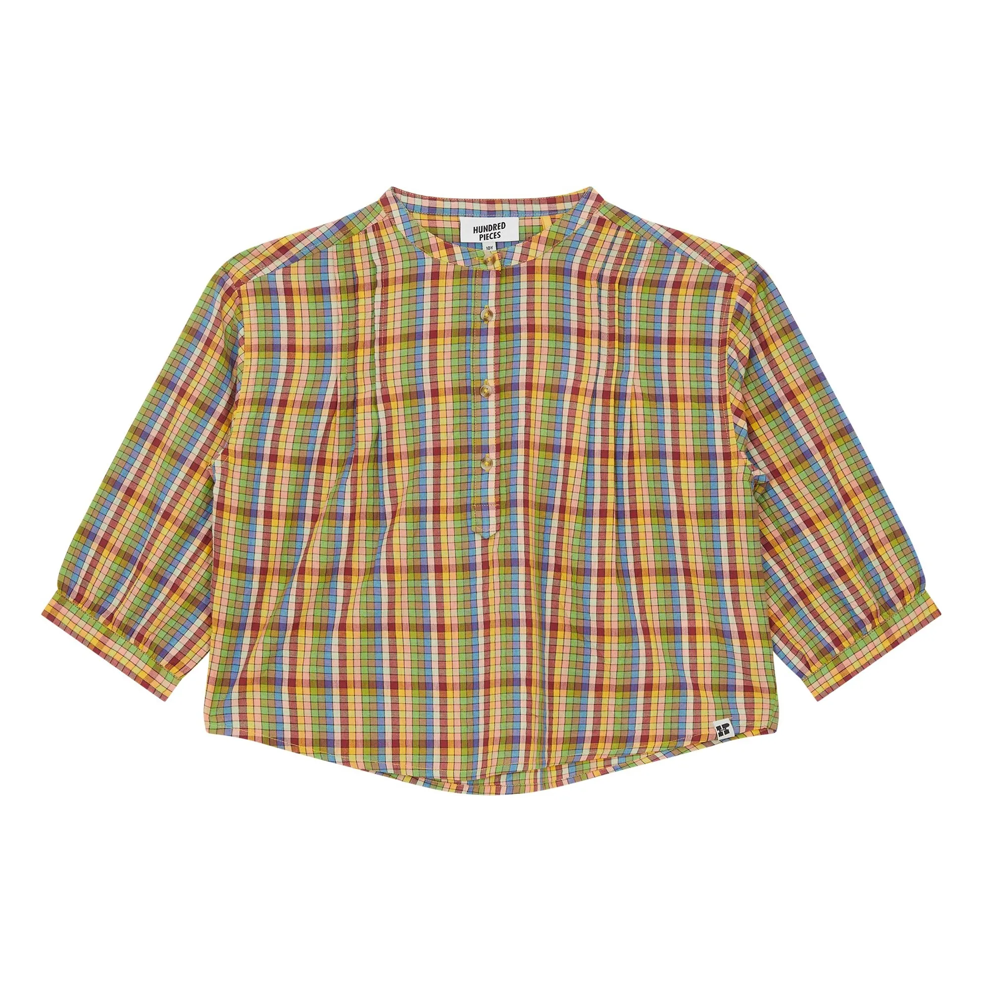 Blouse Maxine Carreaux | Vert- Image produit n°0