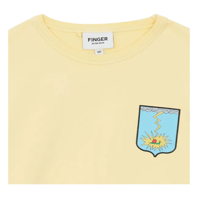 Sweat Oversize Blow Coton Bio | Jaune citron
