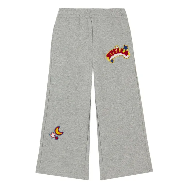 Jogger Ample Patchs | Gris chiné