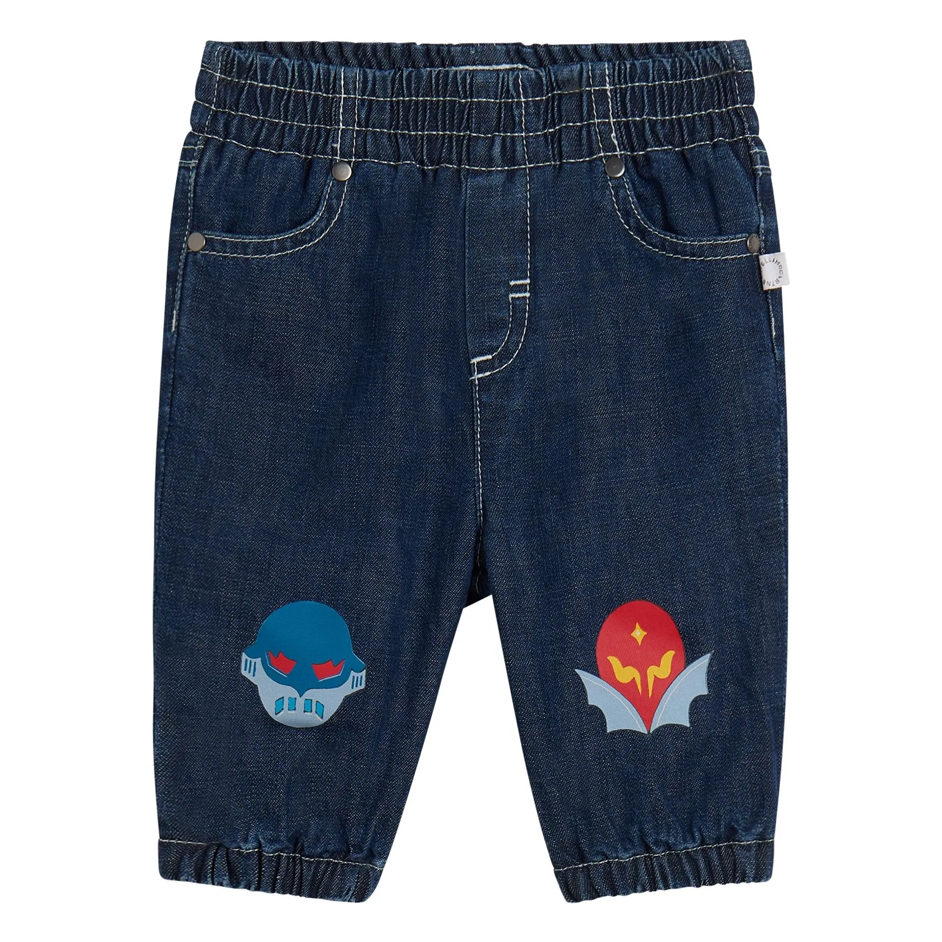Stella Mccartney Kids Dark Blue Jean Super Hero