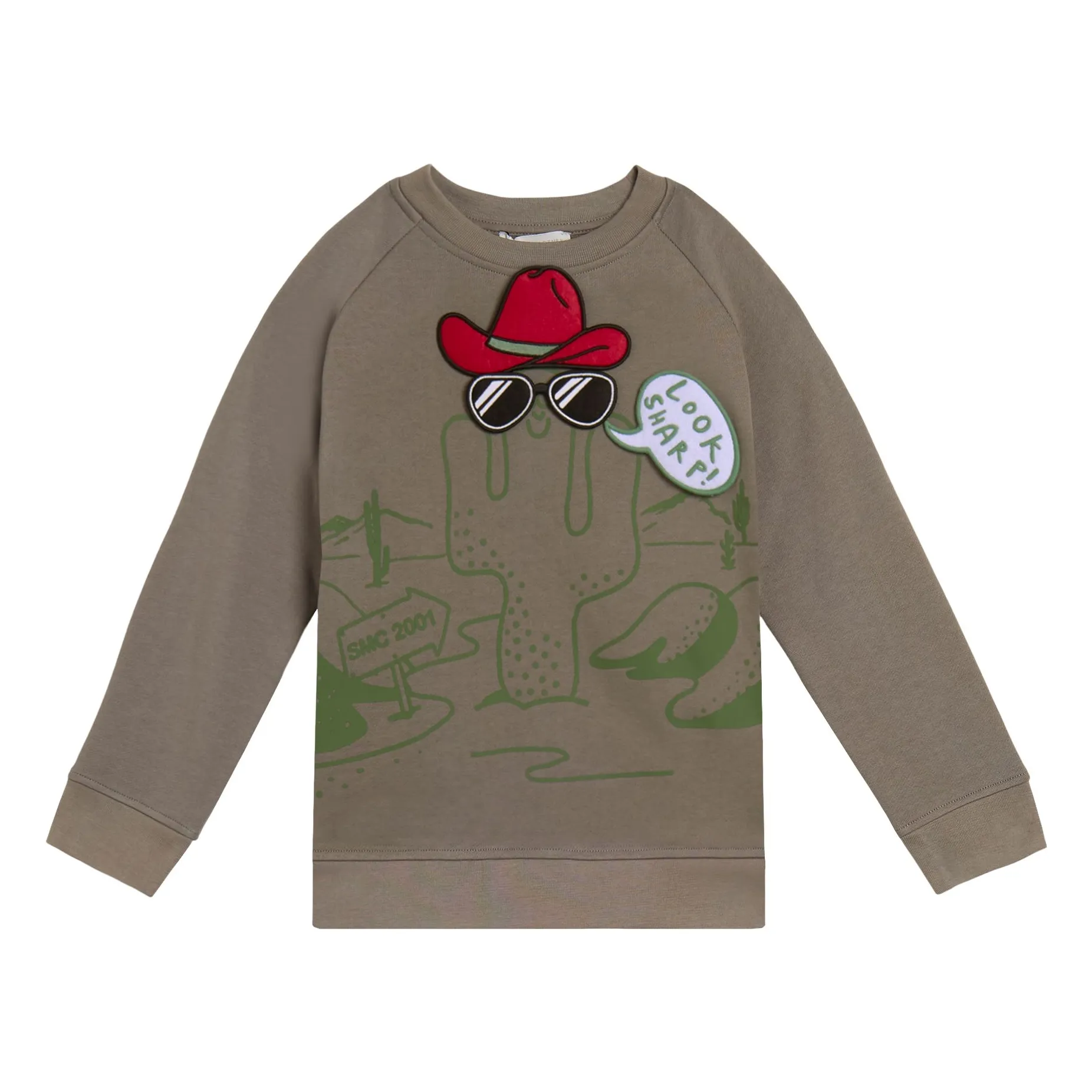 Sweat Cactus Look Sharp | Vert kaki- Image produit n°2