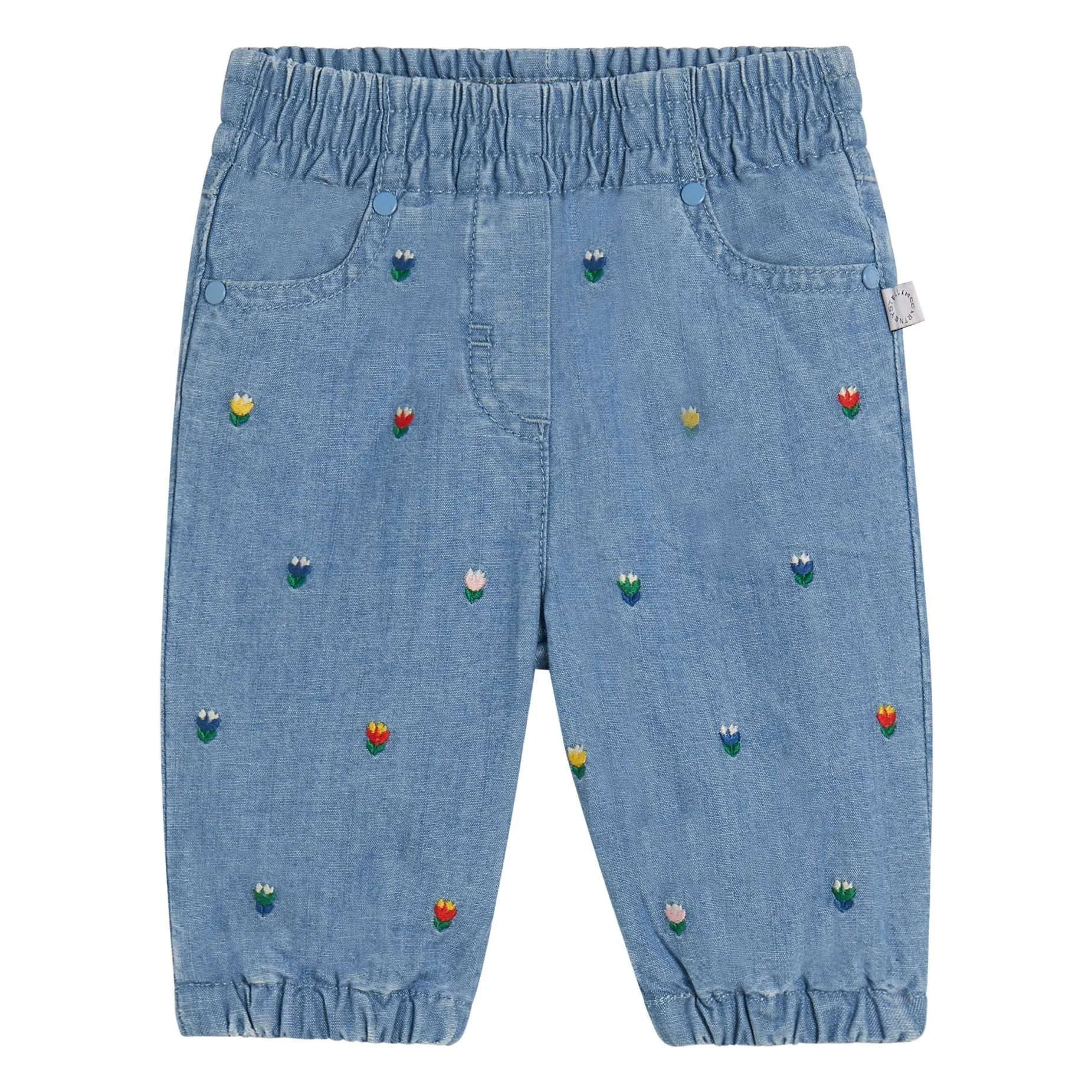 Stella Mccartney Kids Blue Jean Fleuri