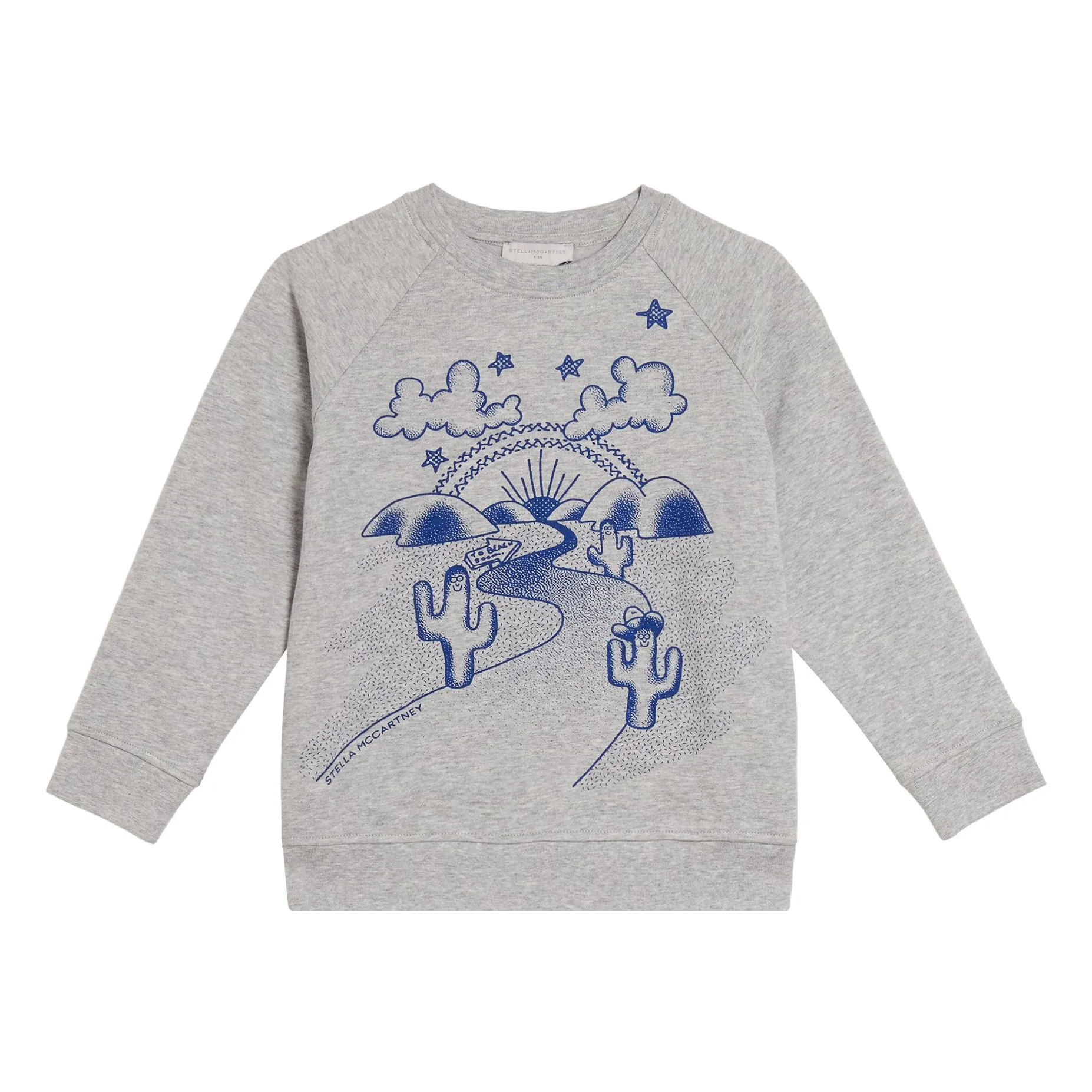 Stella Mccartney Kids Heather Grey Cactus Sweatshirt