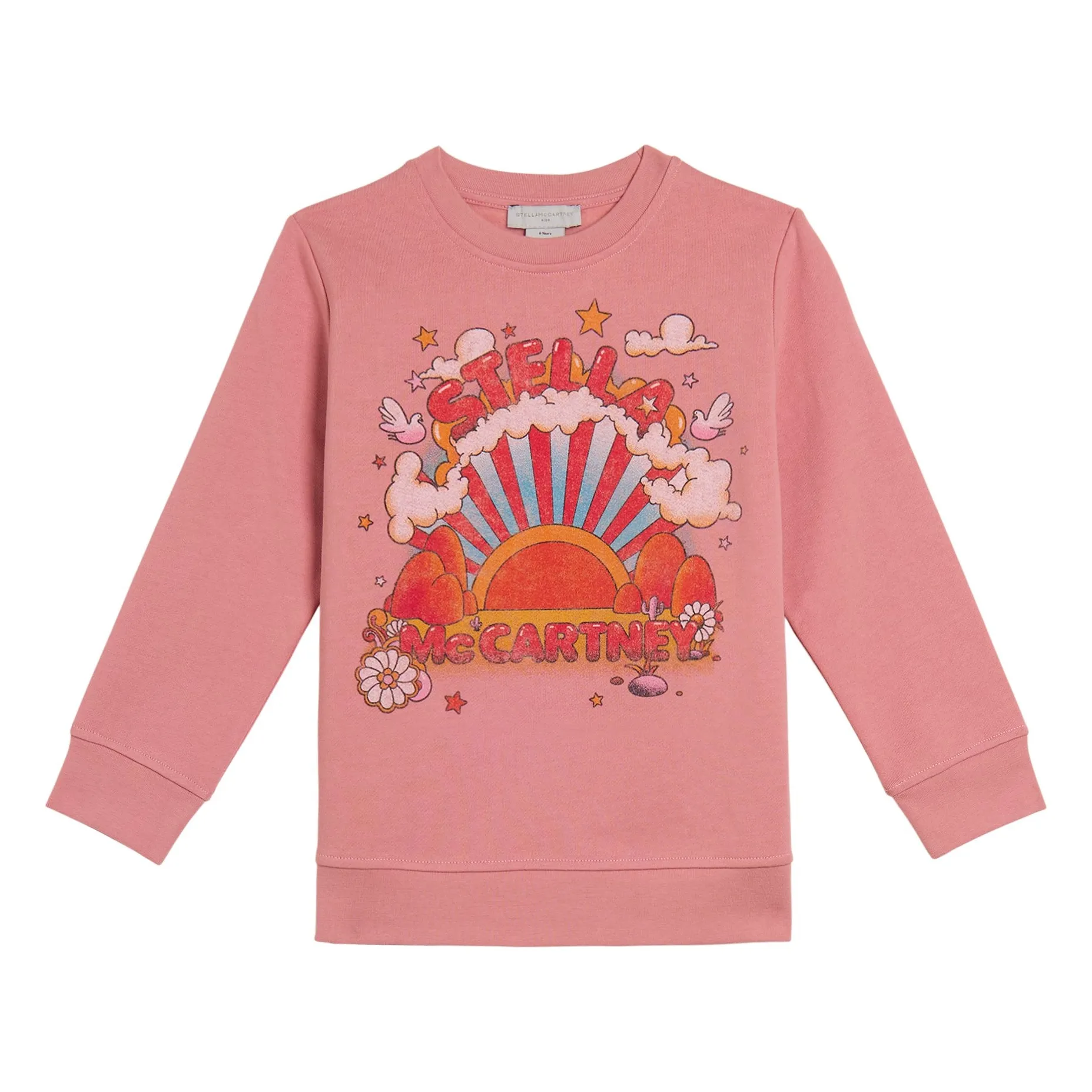 Stella Mccartney Kids Pink Sweat Stella Mccartney