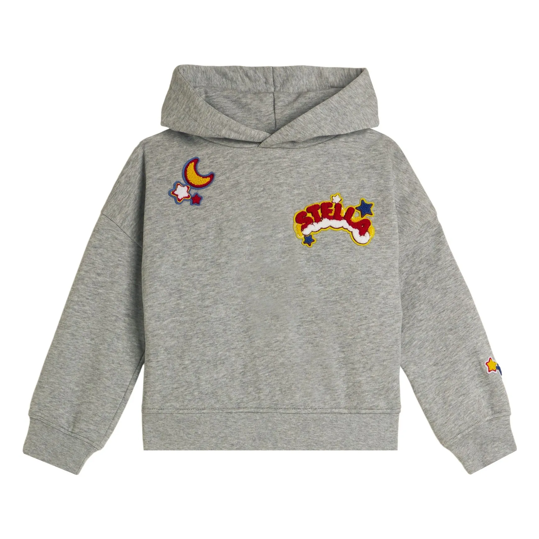 Stella Mccartney Kids Heather Grey Sweat Patches