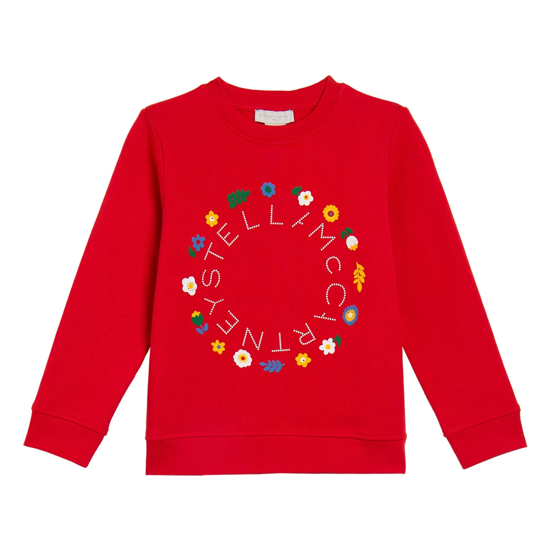 Sweat Fleuri | Rouge- Image produit n°0