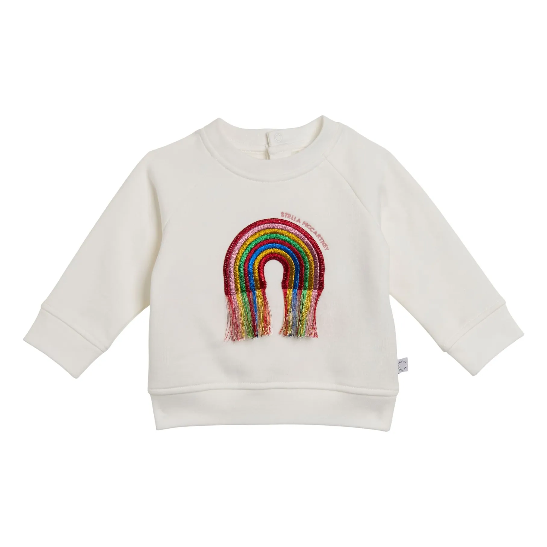 Stella Mccartney Kids Ivory Rainbow Sweat