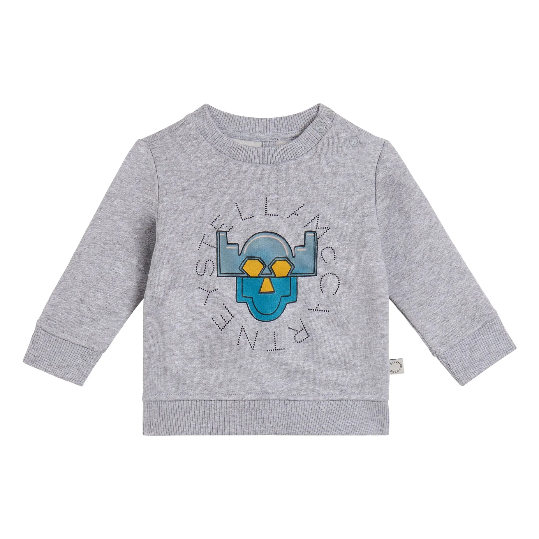 Stella Mccartney Kids Heather Grey Superhero Sweatshirt