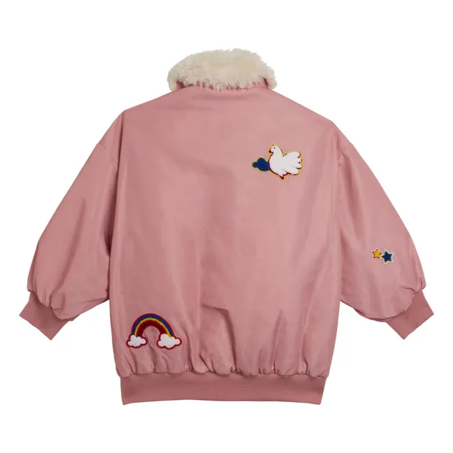 Veste Bomber Patchs | Rose