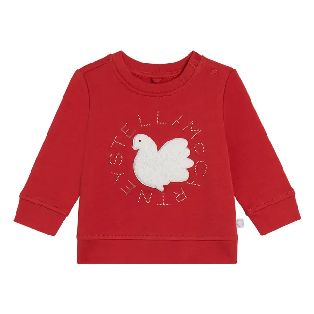 Sweat Cygne | Rouge