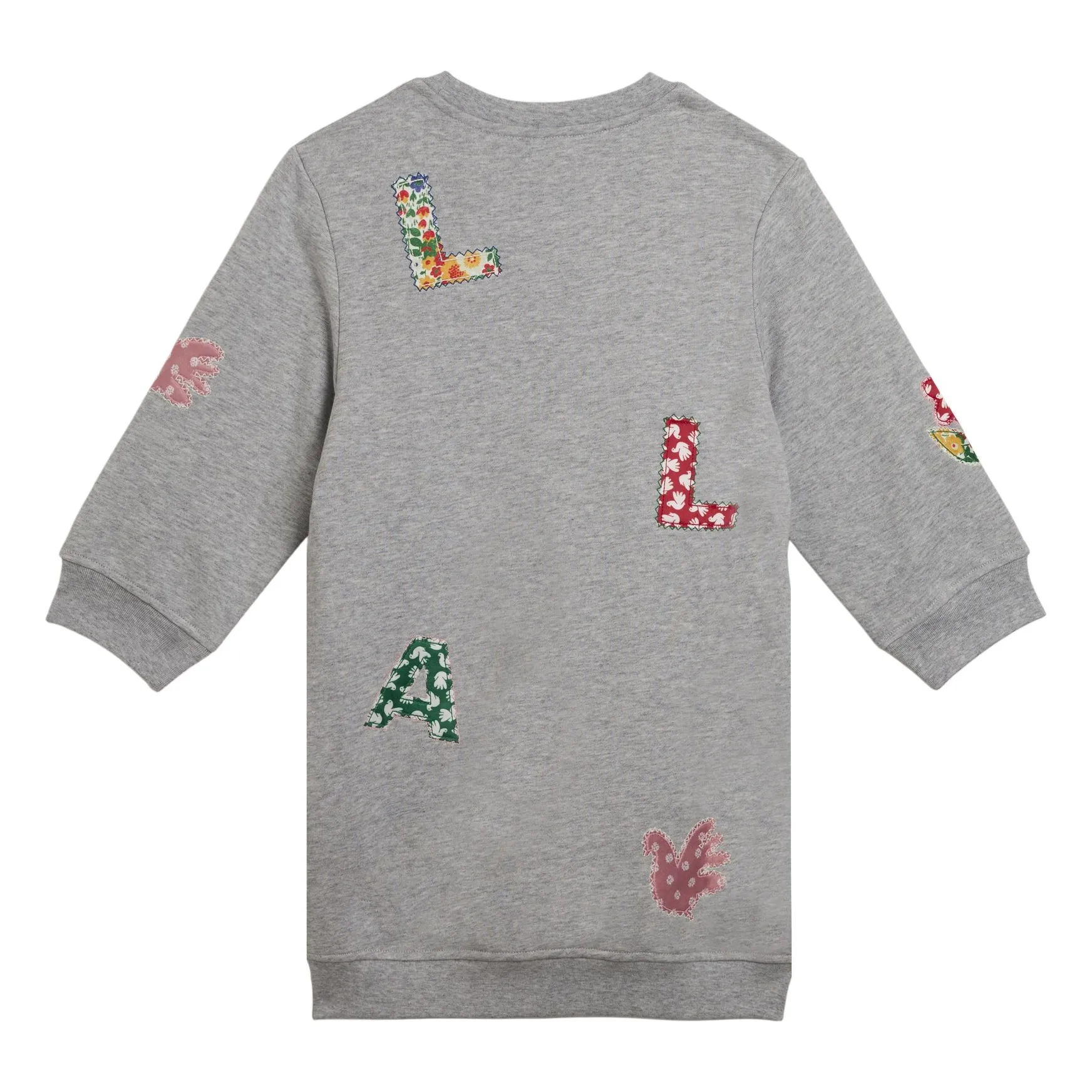 Robe Sweat Stella | Gris chiné- Image produit n°1