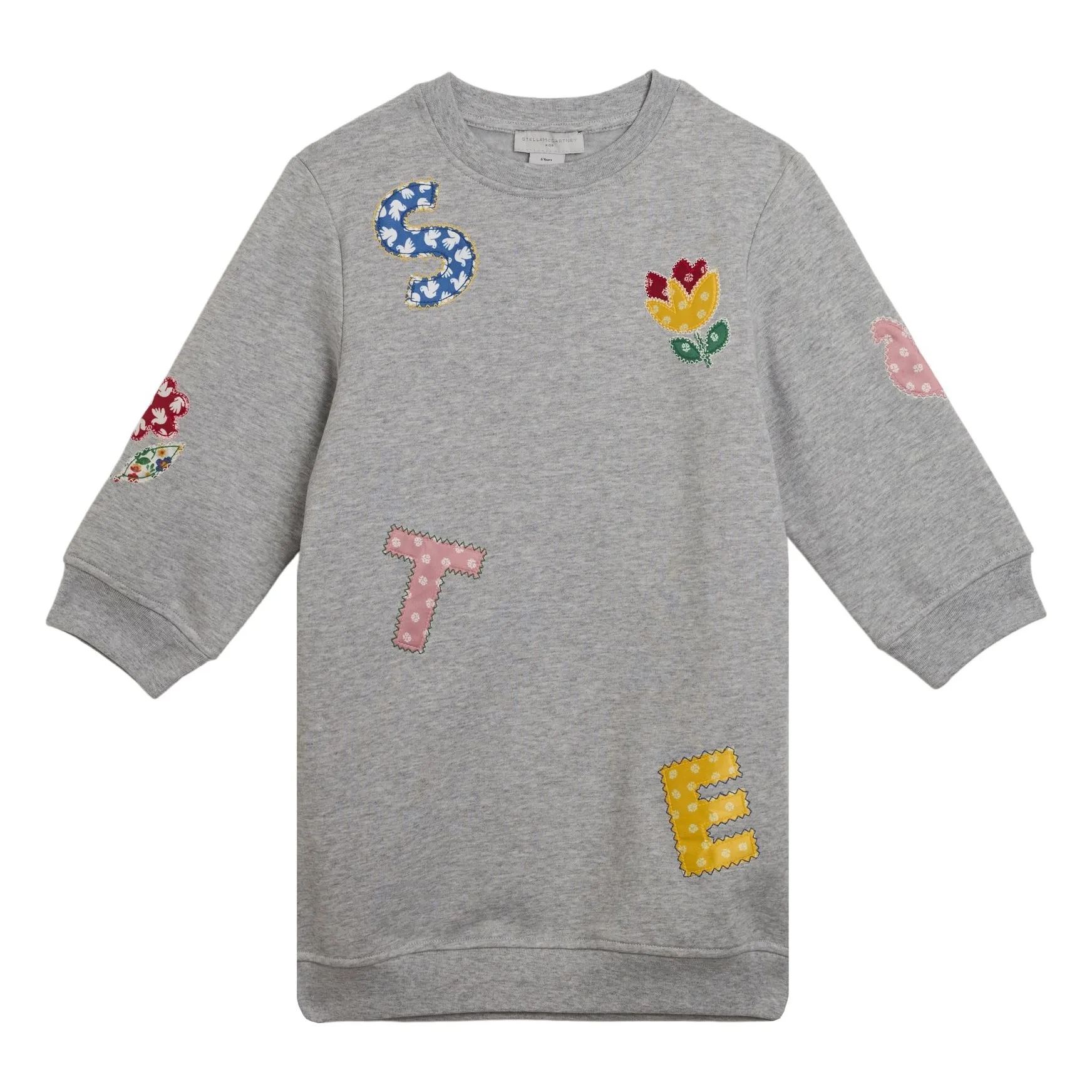 Robe Sweat Stella | Gris chiné- Image produit n°0