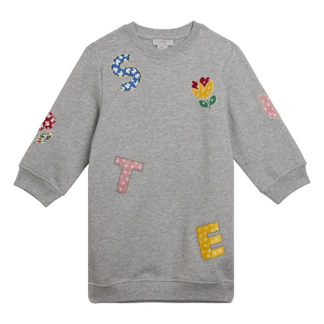 Robe Sweat Stella | Gris chiné
