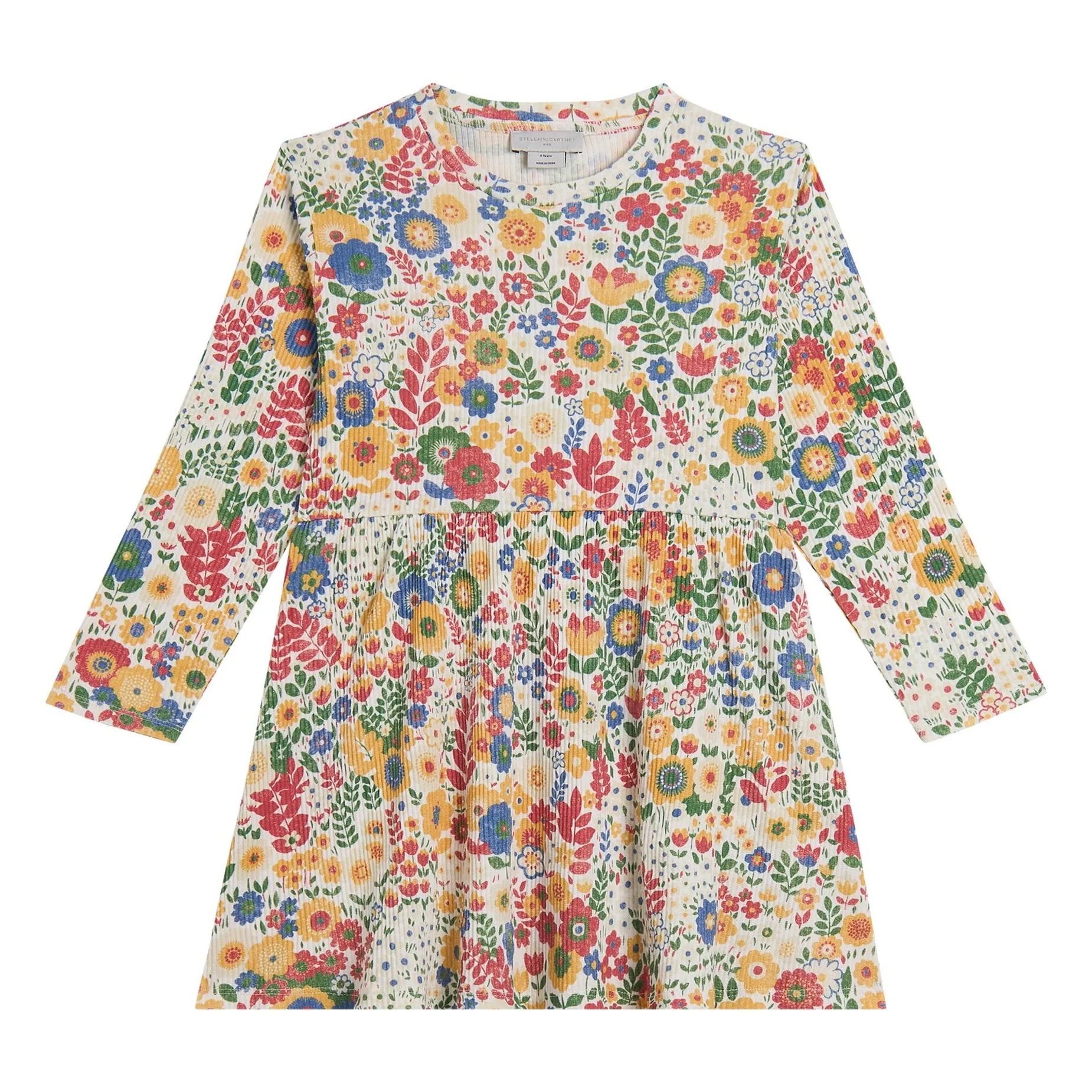 Stella Mccartney Kids Ivory Floral Dress