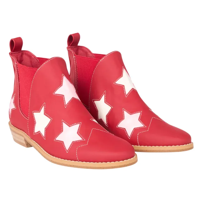 Star booties | Red