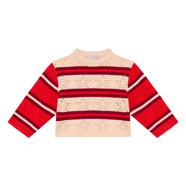 Star Stripe Sweater | Ivory