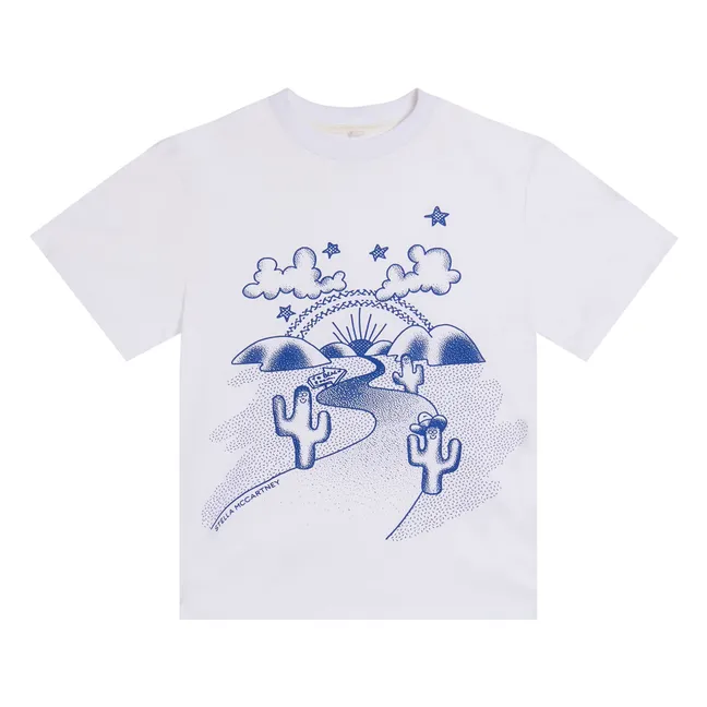 T-shirt Désert Coton Bio | Blanc