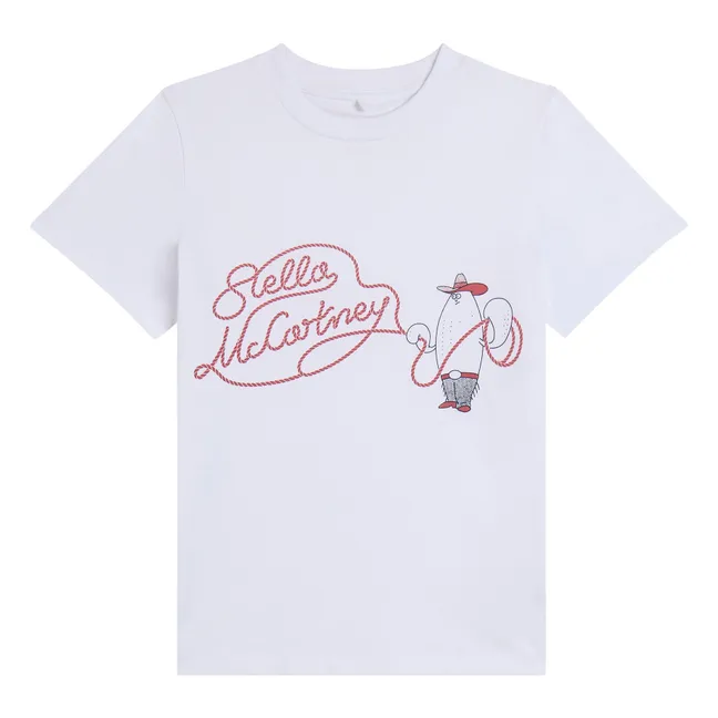 Camiseta Lasso de algodón ecológico | Blanco