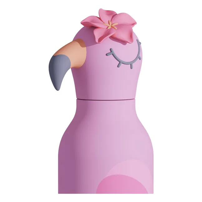 Gourde en inox Flamant Rose | Rose