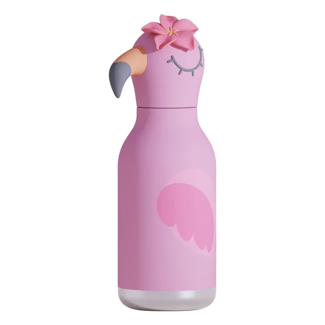 Gourde en inox Flamant Rose | Rose