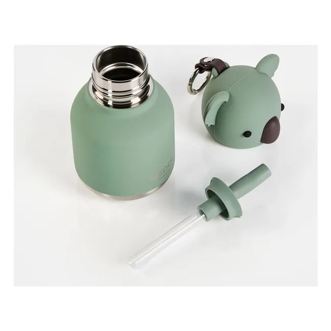 Koala stainless steel mini flask | Grey
