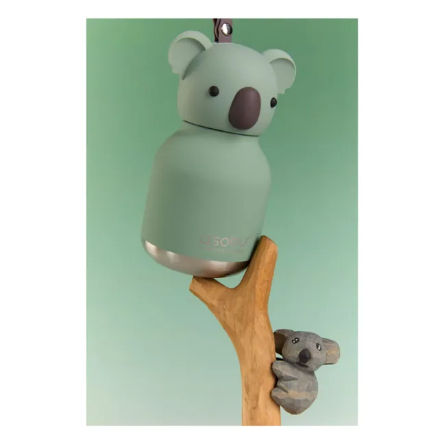 Mini gourde en inox Koala | Gris