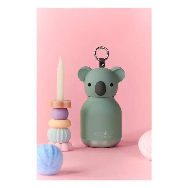 Mini gourde en inox Koala | Gris