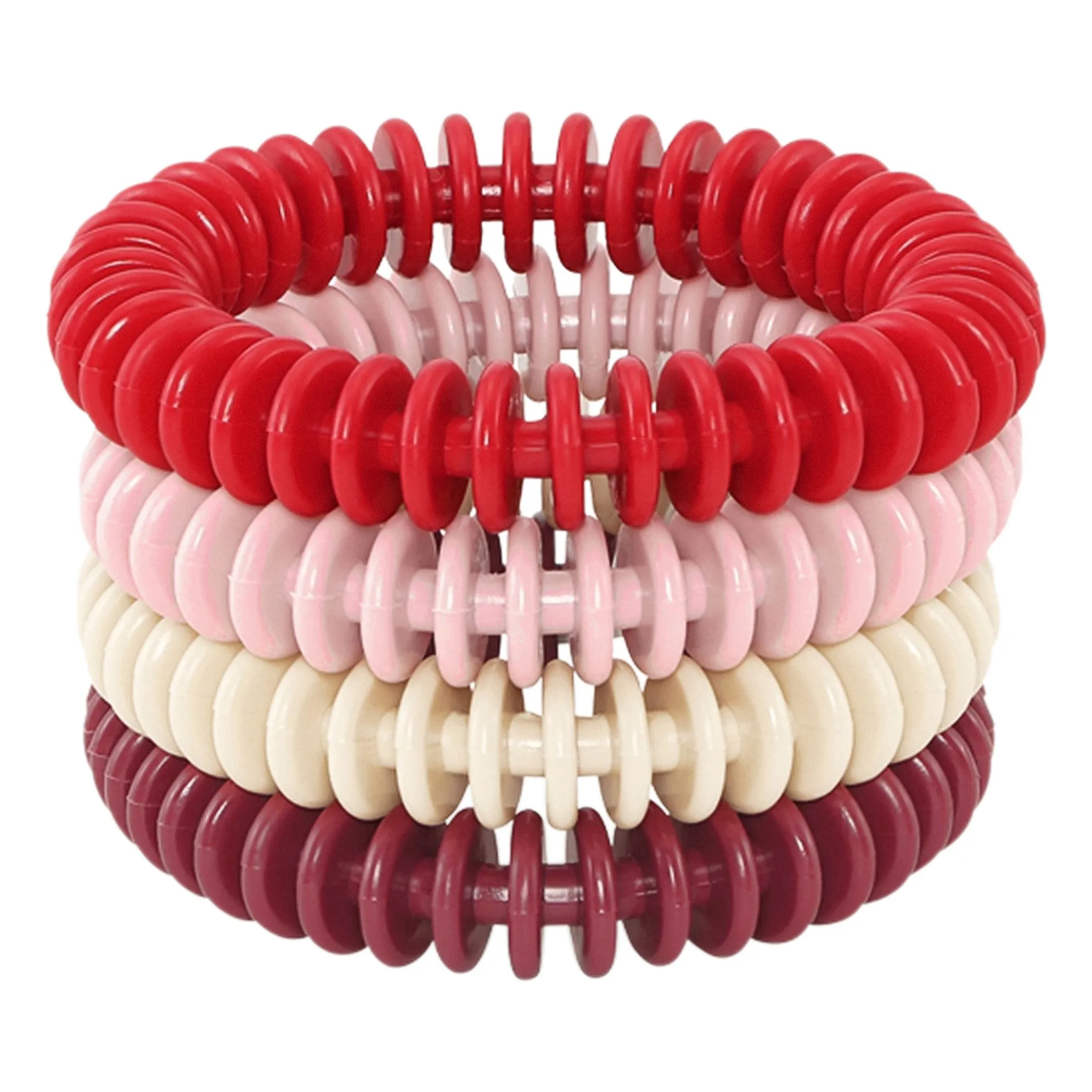 Anneaux de plongée Albert - Set de 4 | Rouge- Image produit n°0