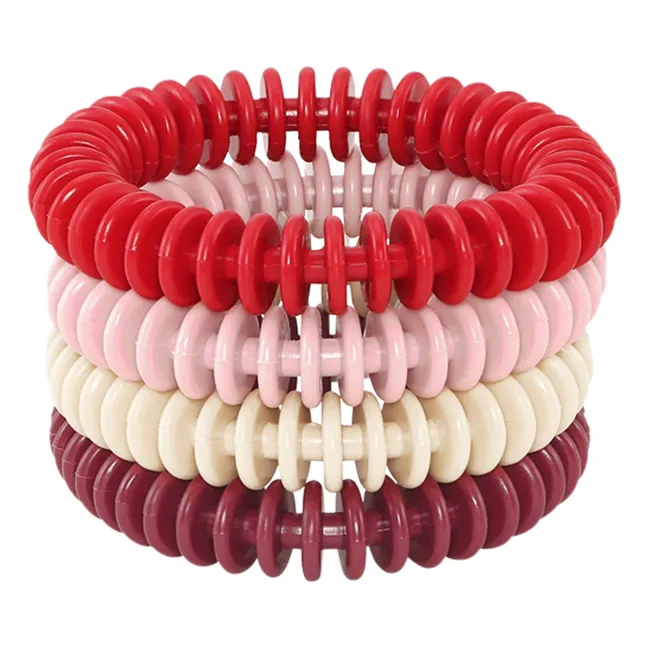 Anneaux de plongée Albert - Set de 4 | Rouge