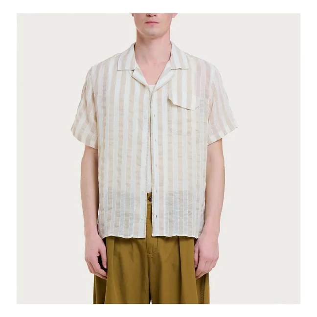Camisa de rayas Guarda Lotie | Beige