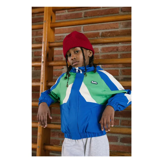 Bomber Imperméable Abbessito Fibres Recyclées | Bleu