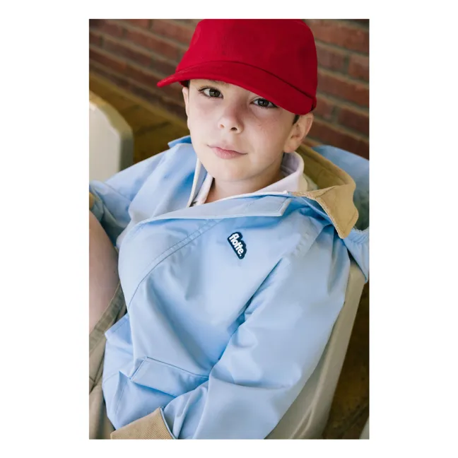 Veste Imperméable Archivito Fibres Recyclées | Bleu ciel