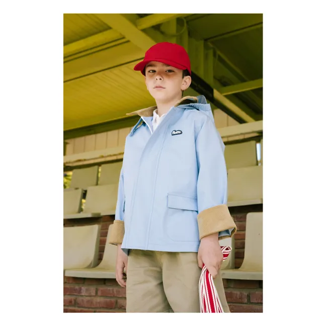 Veste Imperméable Archivito Fibres Recyclées | Bleu ciel