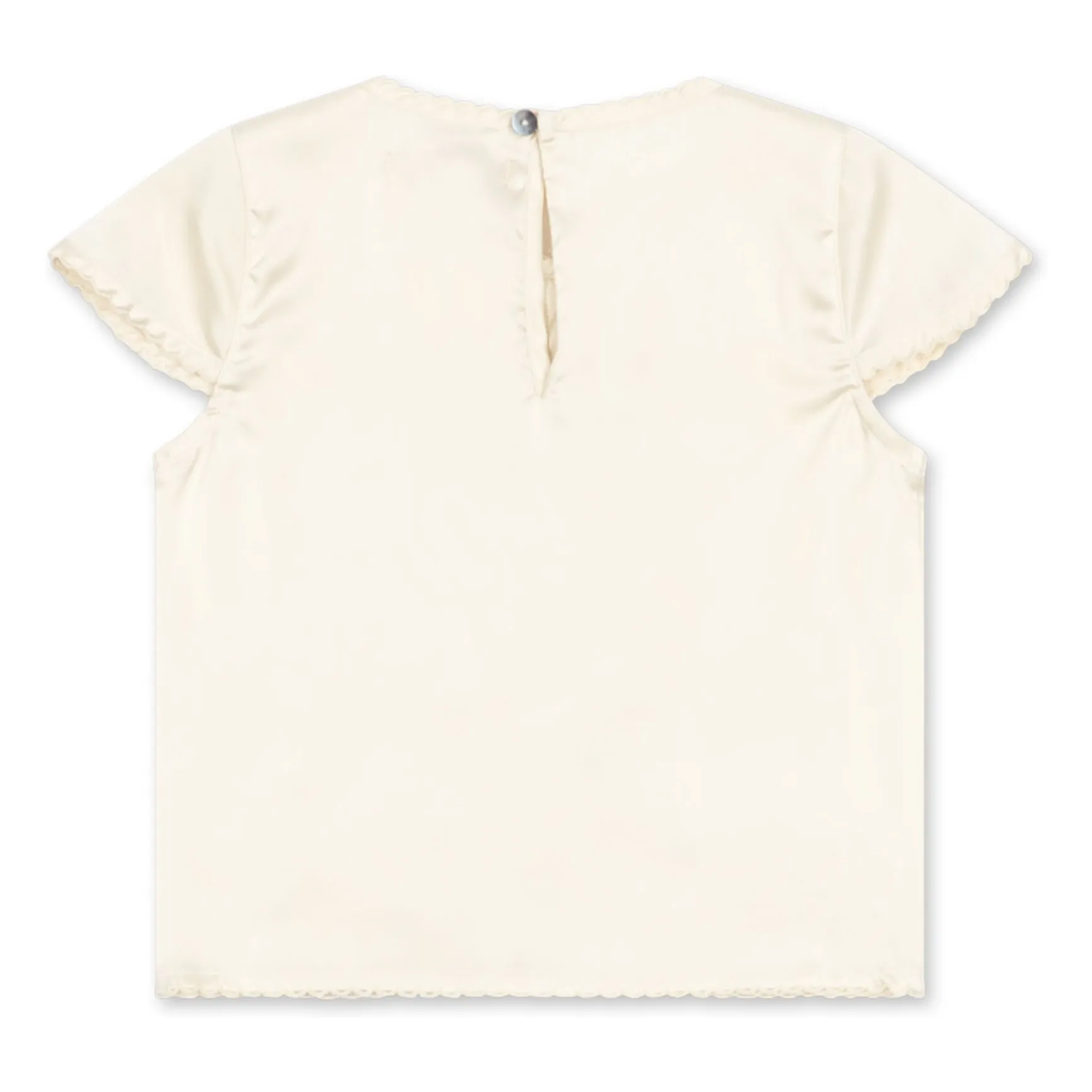Blouse Brodée Nœuds Sheeny | Ecru- Image produit n°3