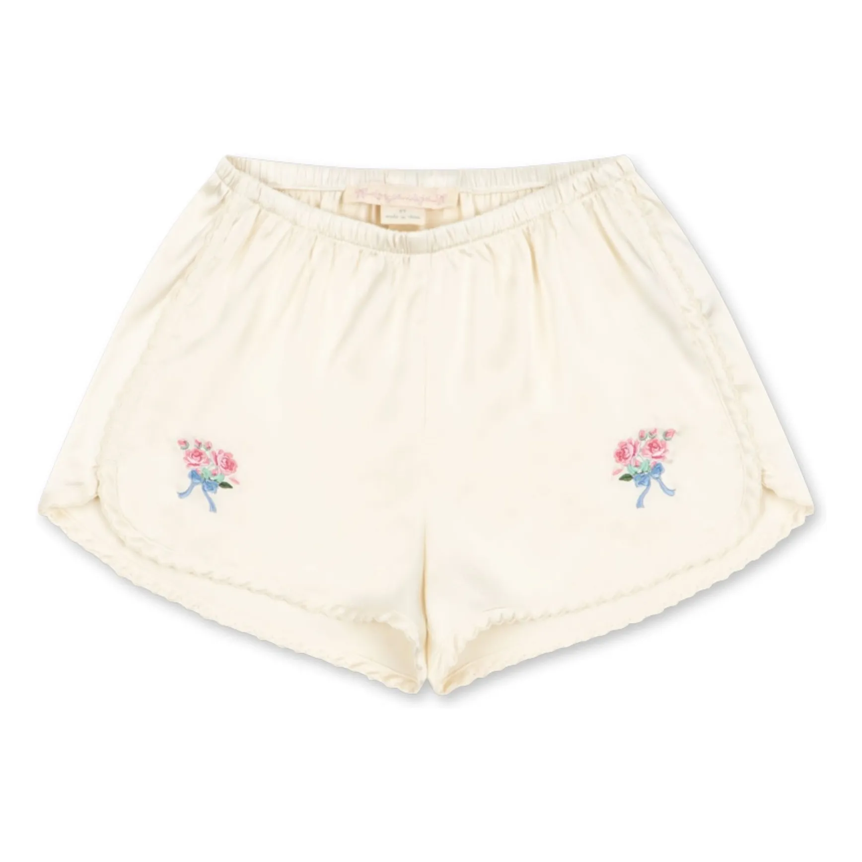 Short Brodé Sheeny | Ecru- Image produit n°0