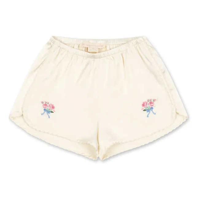 Short Brodé Sheeny | Ecru