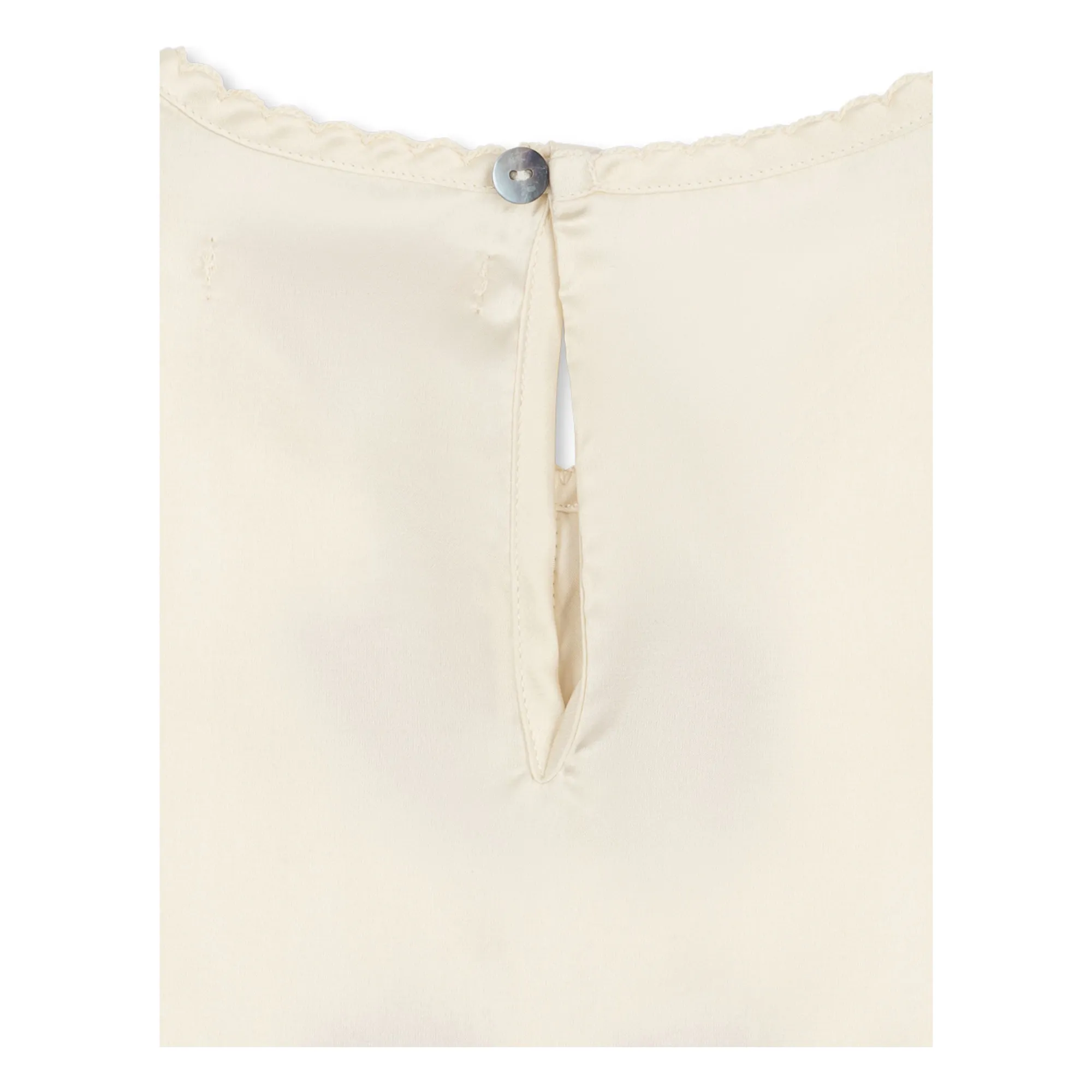 Blouse Brodée Nœuds Sheeny | Ecru- Image produit n°4